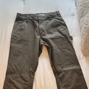 Carhartt men’s carpenter pants. Size 32x30.  Great condition. Brown/green color